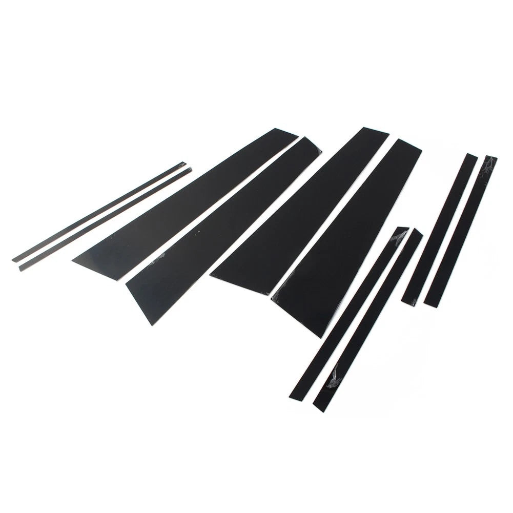 Set of 10 Car Door Window Pillar Post Cover Trims for BMW X1 F48 (2016–2021)