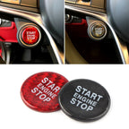 Ignition Start Button Cover Cap Sticker for Alfa Romeo Giulia Stelvio (2017-2023)
