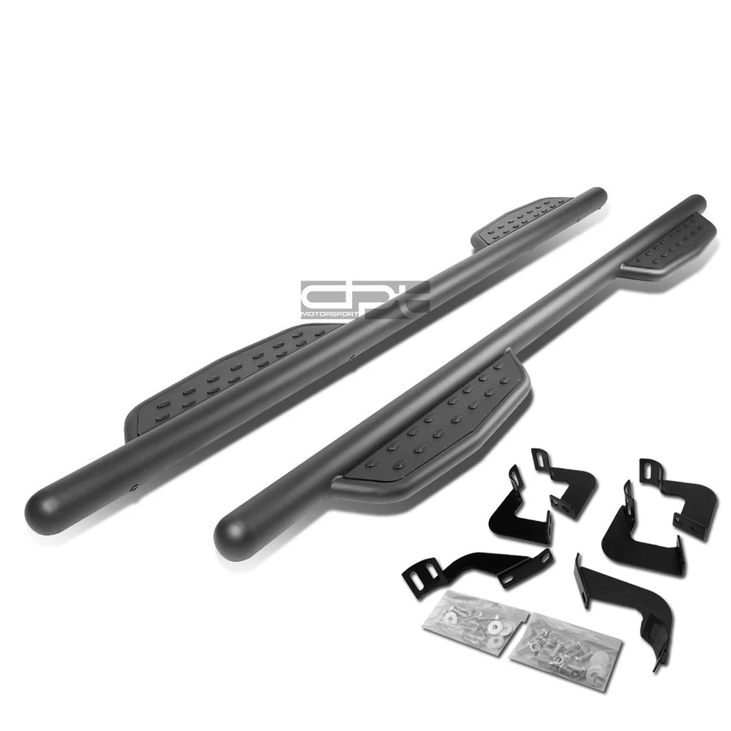3" Matte Black Side Step Bars for Toyota Tundra CrewMax (2007–2020)