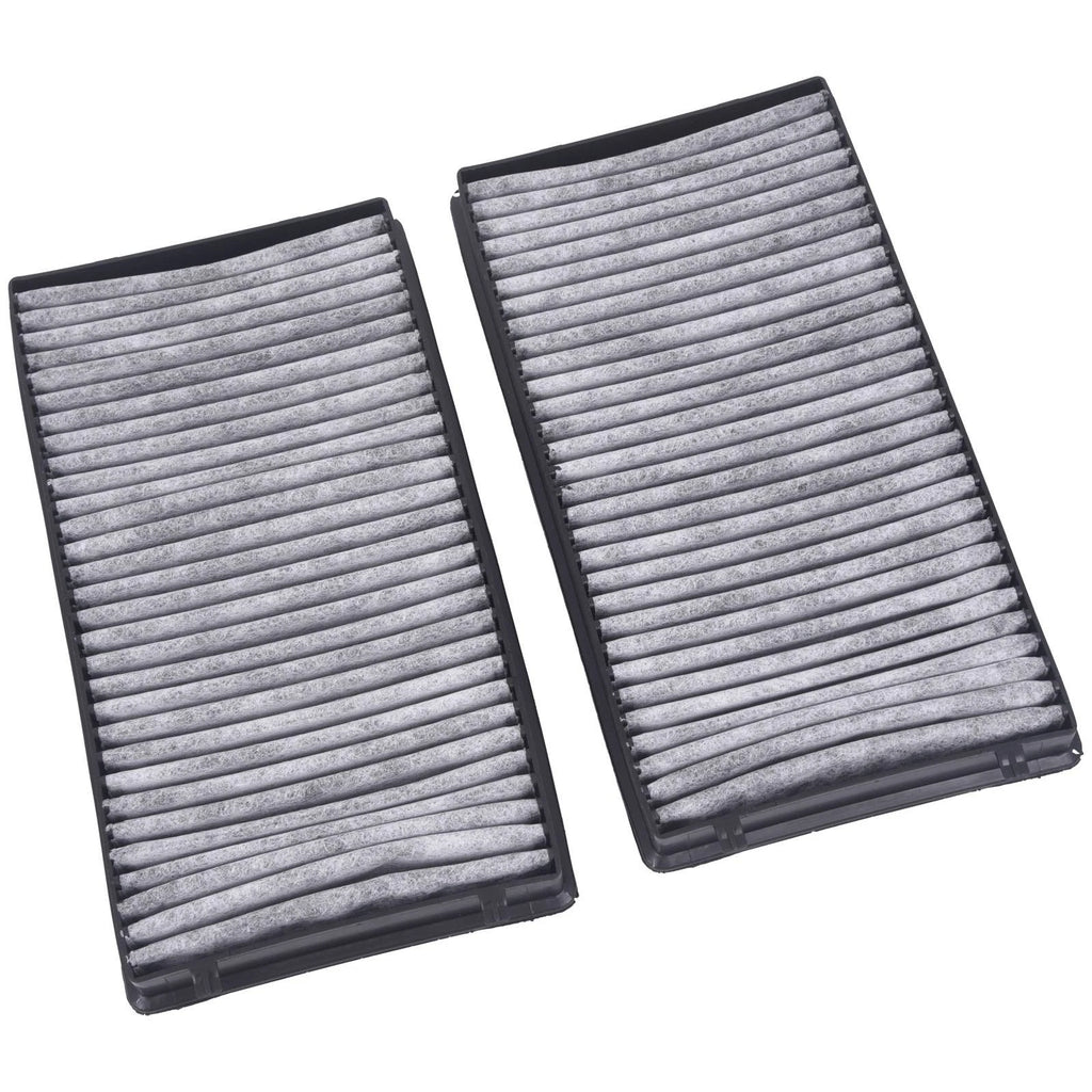 2X Activated Carbon Cabin Air Filter for BMW 745i 745Li 750Li 760Li (2002–2005)