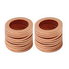 20 x M12*1.5 Copper Oil Drain Plug Gasket Washers for Universal Use