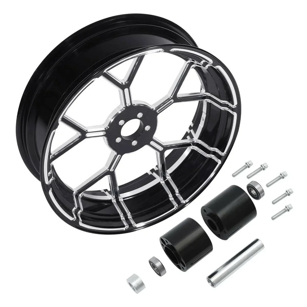 18x5.5 Rear Wheel Rim Hub Pulley Sprocket for Harley Road Glide (2009-2023)