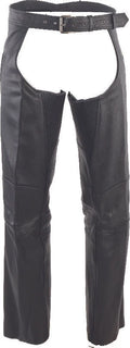 3XL Leather Chaps for Motorcycles (Kuryakyn, River Road)