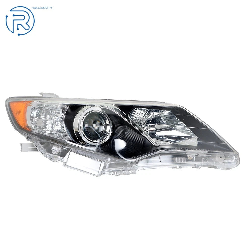 Headlights for Toyota Camry LE SE L (2012–2014) Pair Black Housing