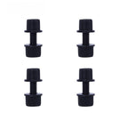 Set of 4 Nylon License Plate Screws M25 10 for Boat Motorcycle