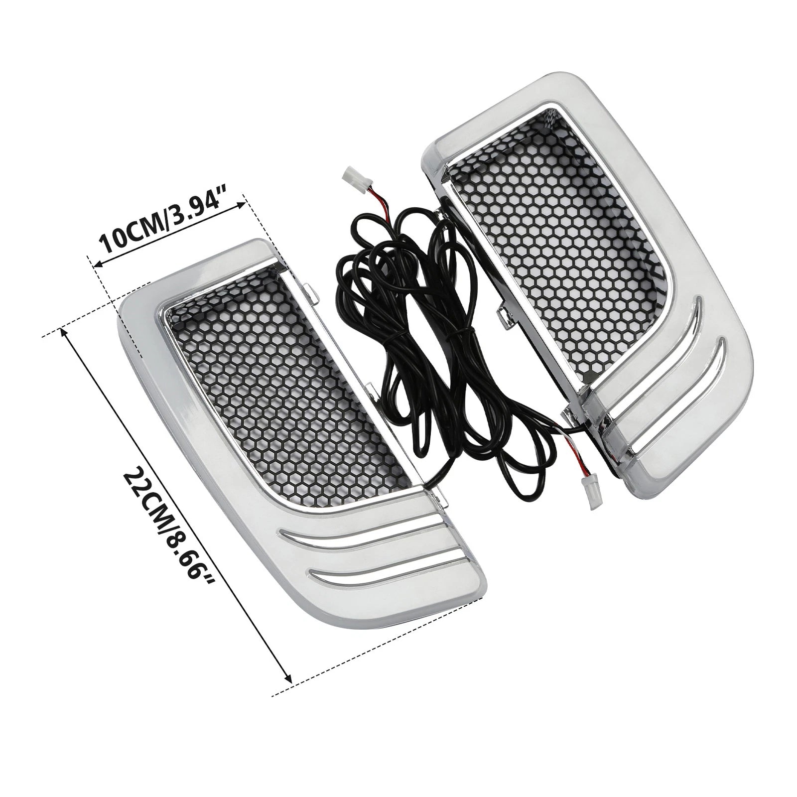 LED Fairing Lower Grill Turn Signal Running Light for Harley Touring (2014–2024)