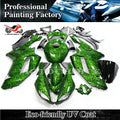 Forged Carbon Fiber ABS Fairing Kit + Tank for Kawasaki Ninja ZX6R (2007–2008)