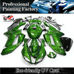 Forged Carbon Fiber ABS Fairing Kit + Tank for Kawasaki Ninja ZX6R (2007–2008)