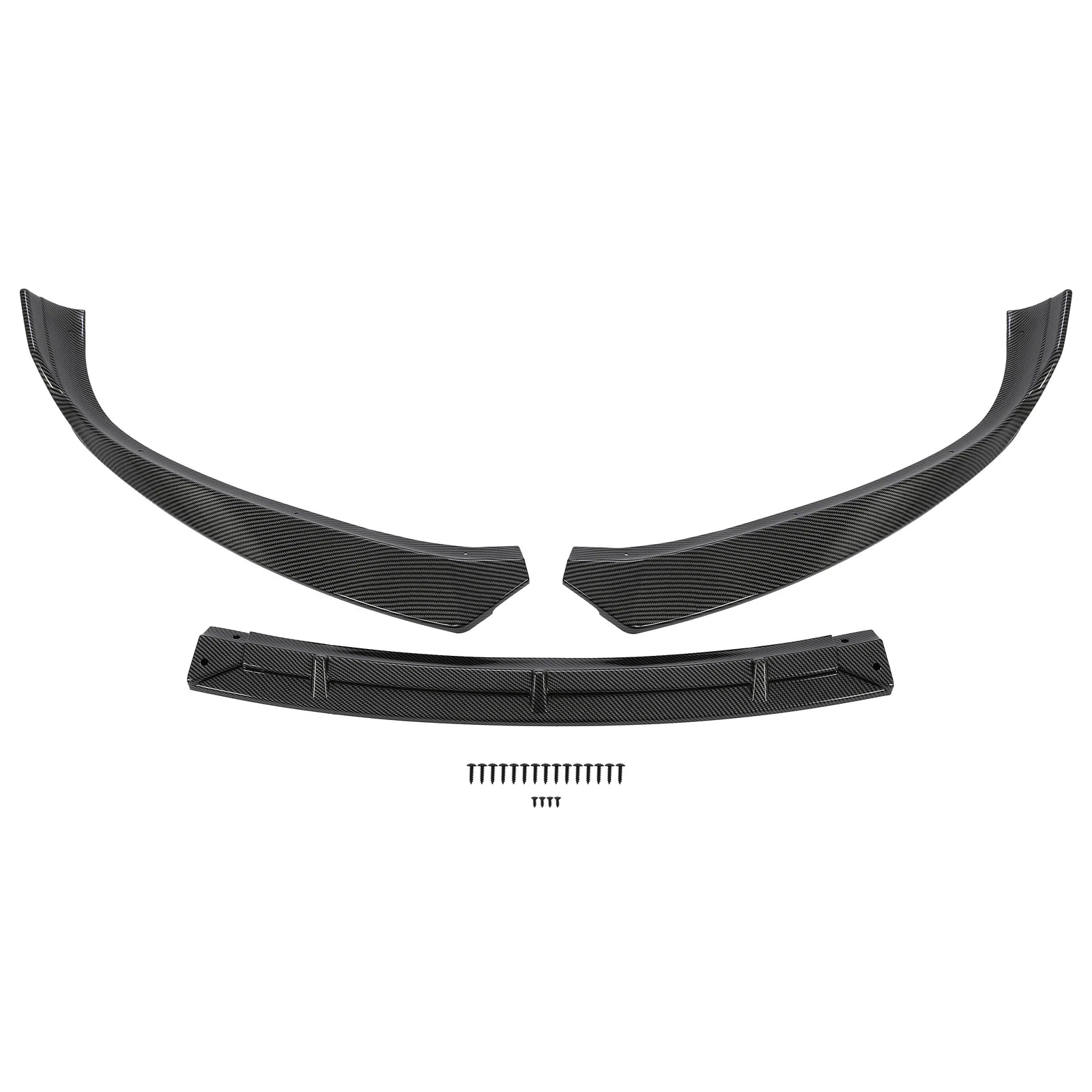 Carbon Fiber Look Front Bumper Lip Spoiler for Tesla Model S (2016–2020)