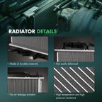 Radiator for Acura CSX Honda Civic 2006–2011