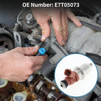 Fuel Injector E7T05073 for Mitsubishi 6G73 2.5L (1990–1996) Red
