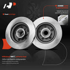 Front Brake Rotor & Ceramic Pads for Chevrolet Astro (1999-2002)