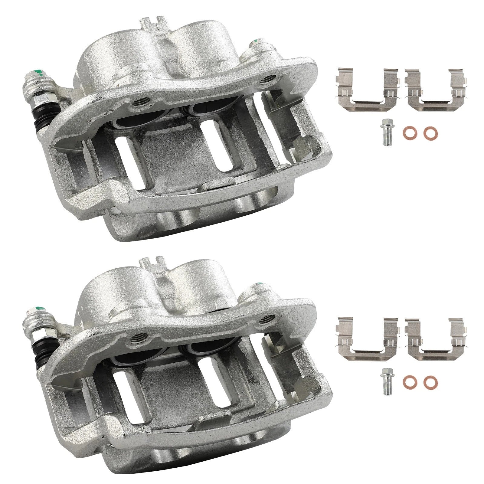 Set of 2 Front Brake Calipers for Nissan Xterra, Frontier