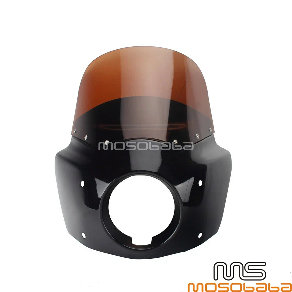 Smoke Windshield Headlight Fairing for Harley Sportster XL 883 1200 (2004-2023)