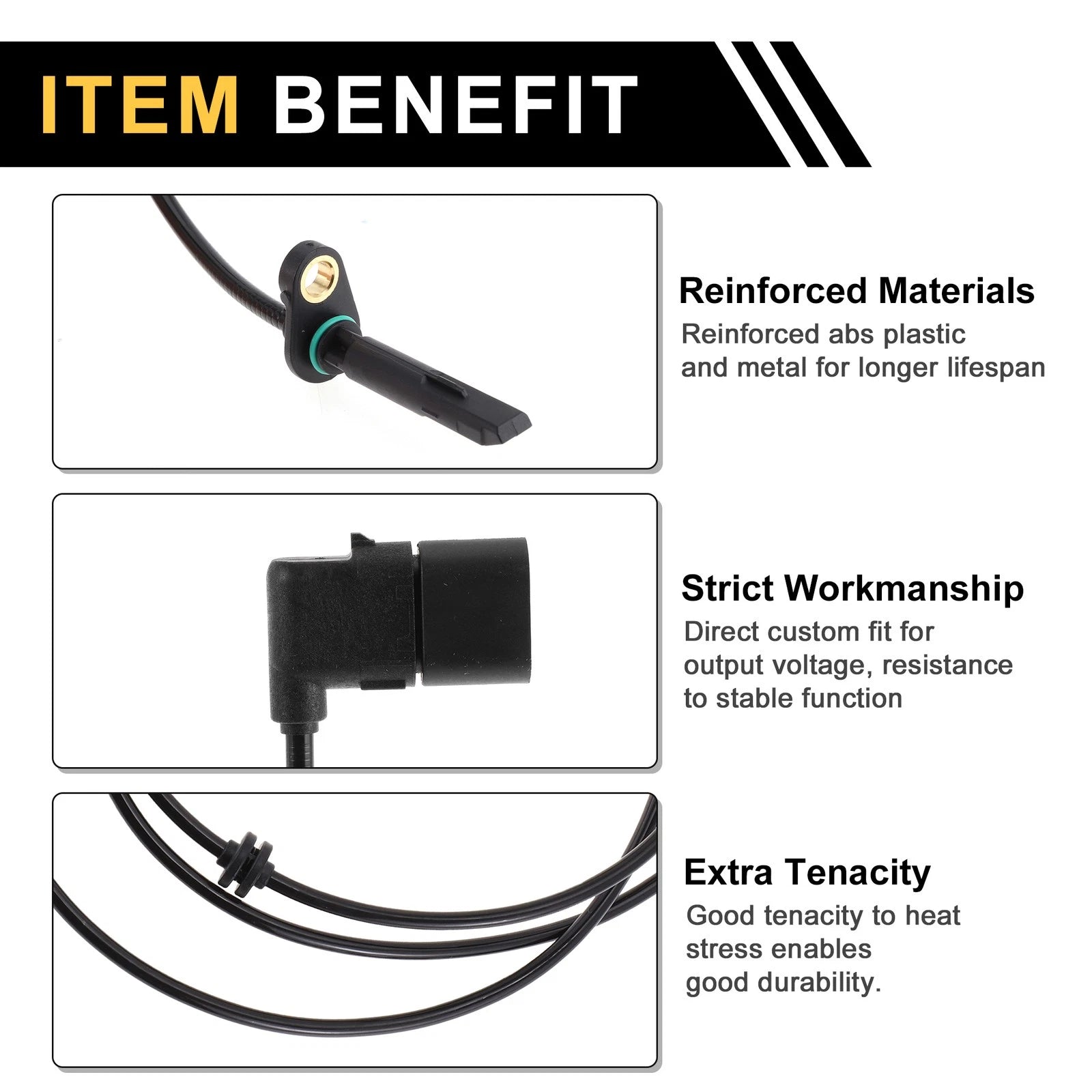 ABS Wheel Speed Sensor No. 2059058003 for Mercedes-Benz C300 (2015–2020)