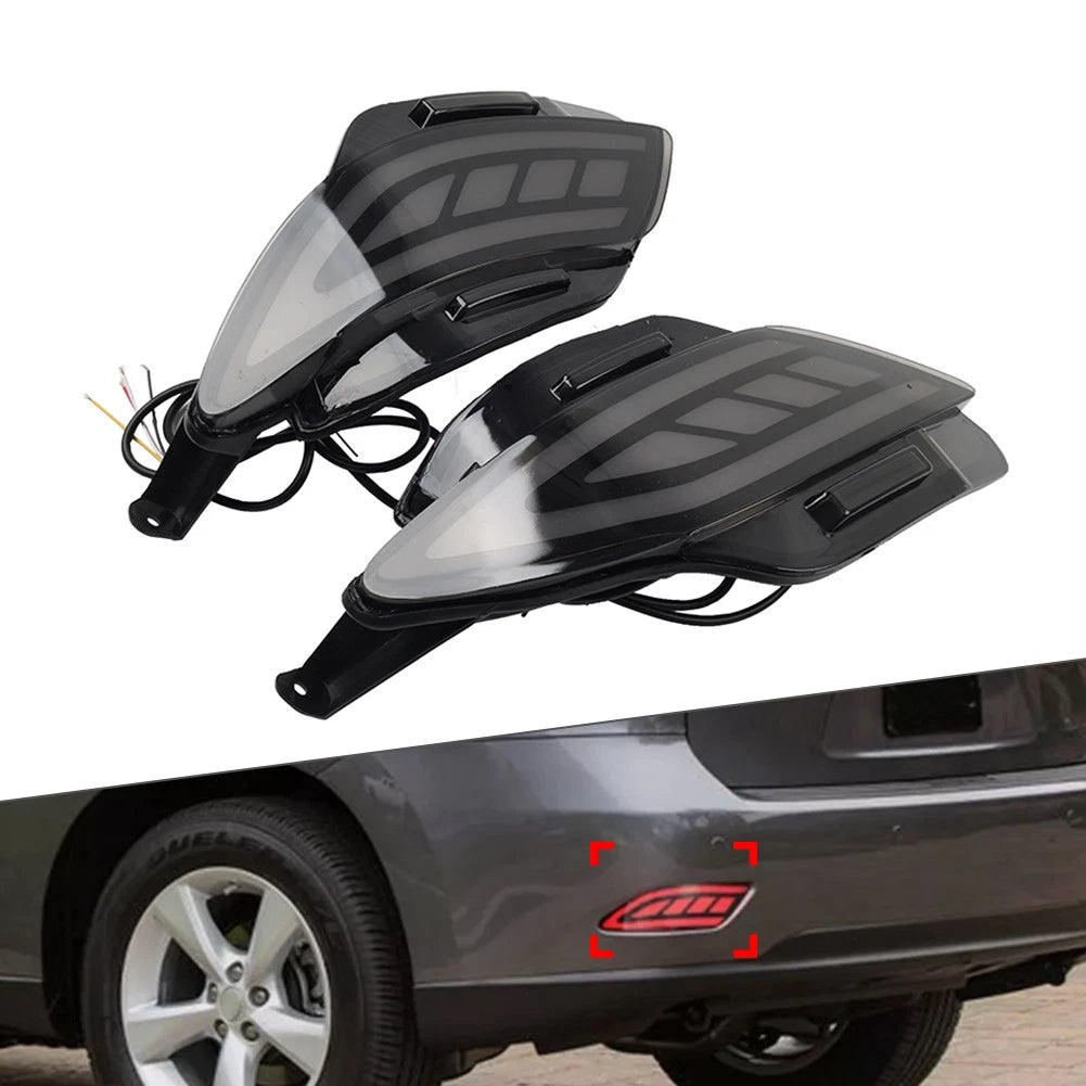 Rear Bumper Reflector Fog Light for Lexus RX RX350 RX450h (2009–2015) Black