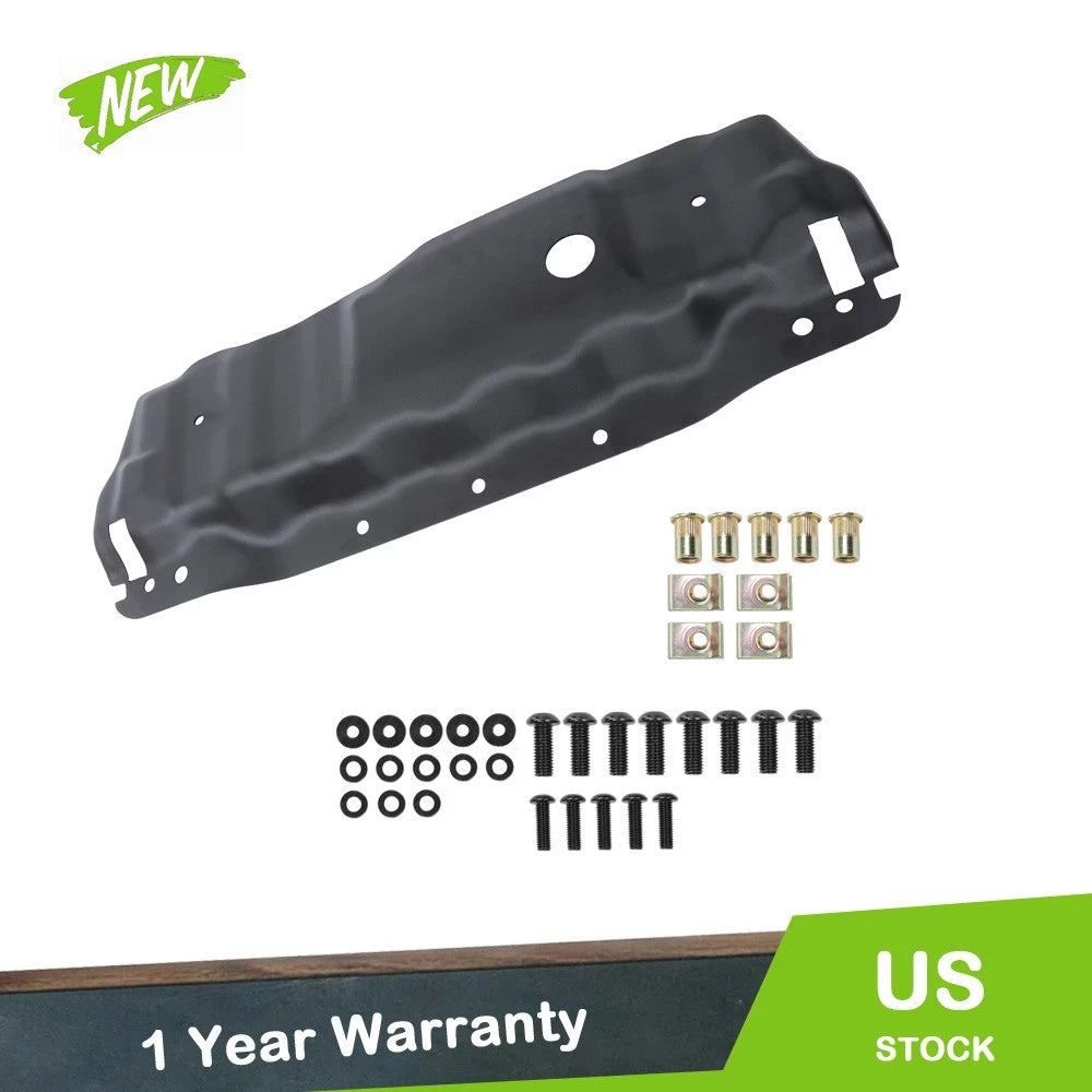 Front Bumper Skid Plate for Wrangler JK Rubicon (2007–2018) Black