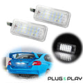 2X LED License Plate Lights for Scion FR-S, Toyota 86, Subaru BRZ (2013–2020)