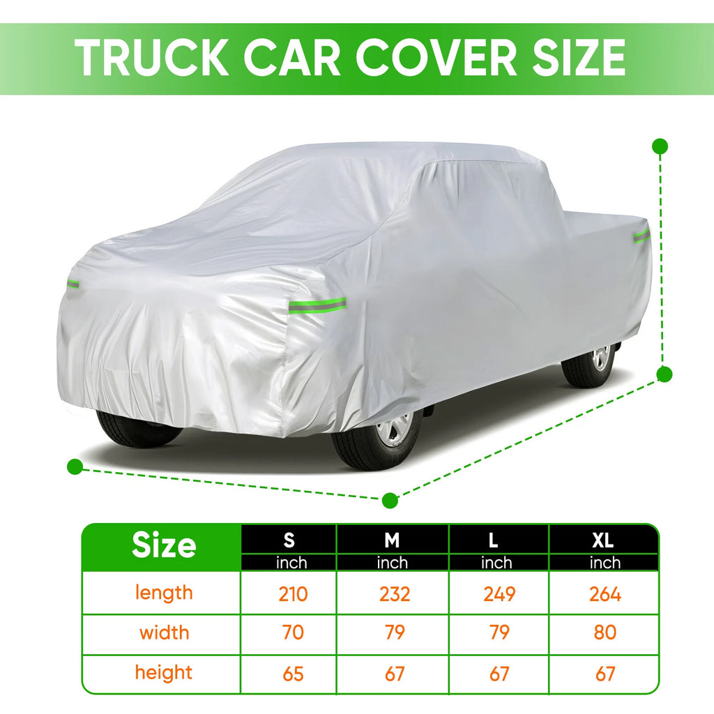 Car Cover for Pickup Truck (Waterproof, UV Resistant)