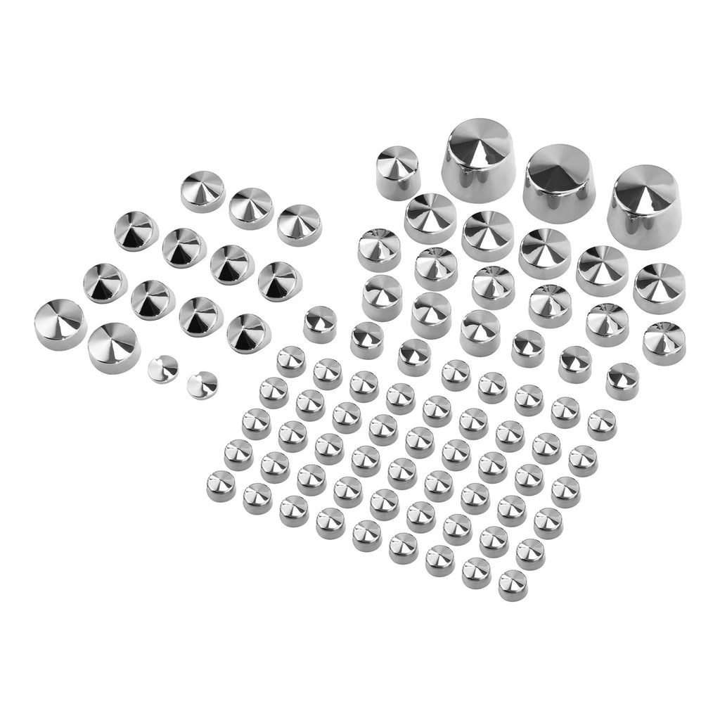 Chrome Bolt Toppers Caps for Harley Davidson Softail Twin Cam (1984–2006)