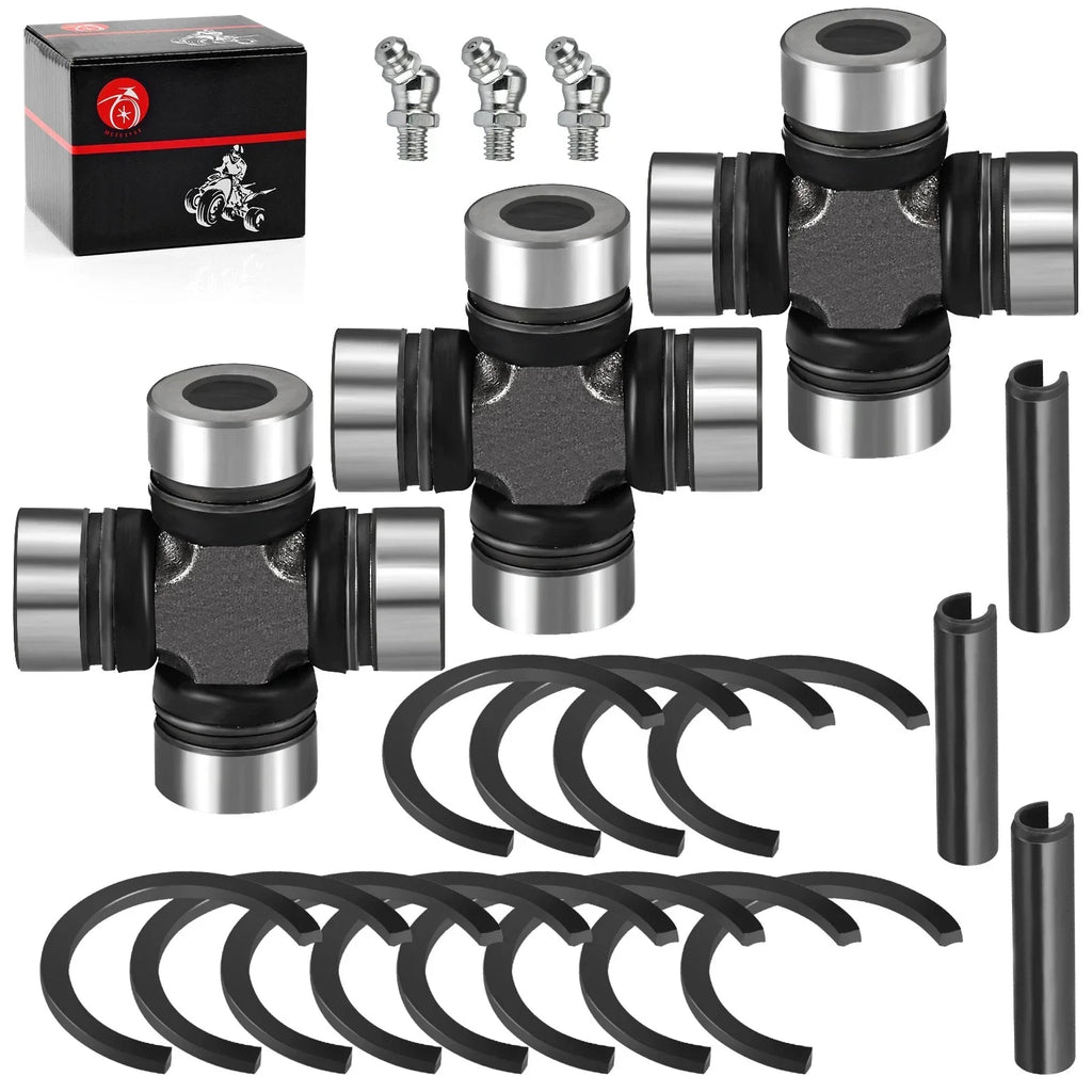3xFront U-Joint Prop Shaft for Polaris Ranger Crew 570 800 900 1000 (2009–2014)