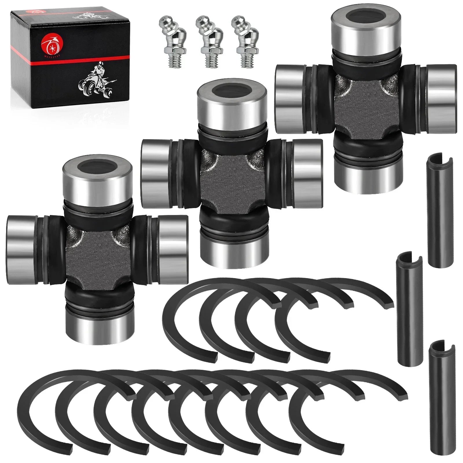 3xFront U-Joint Prop Shaft for Polaris Ranger Crew 570 800 900 1000 (2009–2014)