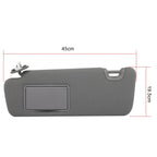 Left Driver Side Sun Visor for Toyota Highlander (2014–2019) 74320-0E074-A0