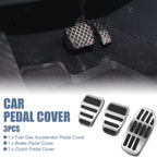 Set of 4 Accelerator and Brake Pedal Covers for Nissan Qashqai J11 (2016)