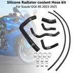 Silicone Radiator Coolant Hose for Suzuki GSX-8S (2023–2025) Black