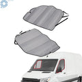 Set of 2 Insulated Front Door Window Covers for Mercedes Benz Sprinter Van (2019–2023)