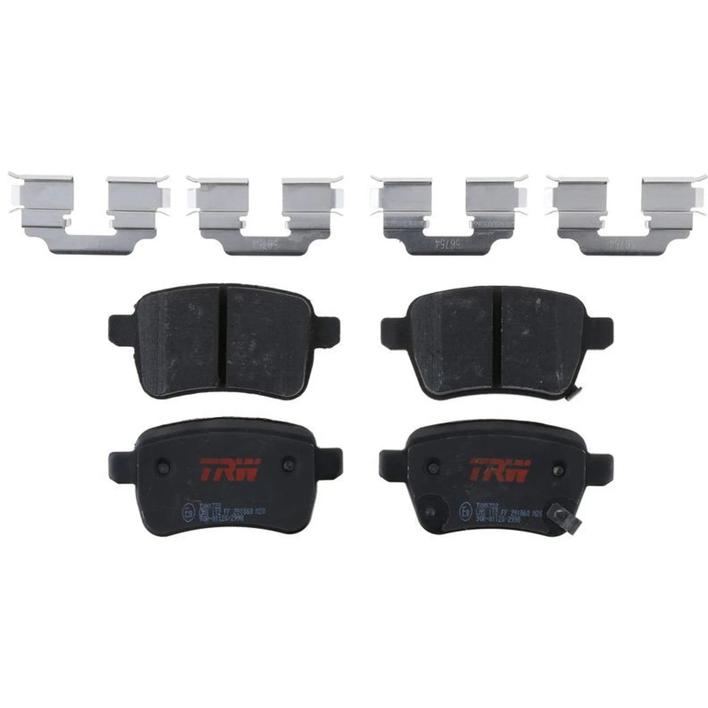 Brake Pad Set for Fiat 500L (2014–2020) Rear