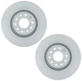 Set of 2 Front Disc Brake Rotors for Audi TT Quattro VW Passat GTI (2000–2006)