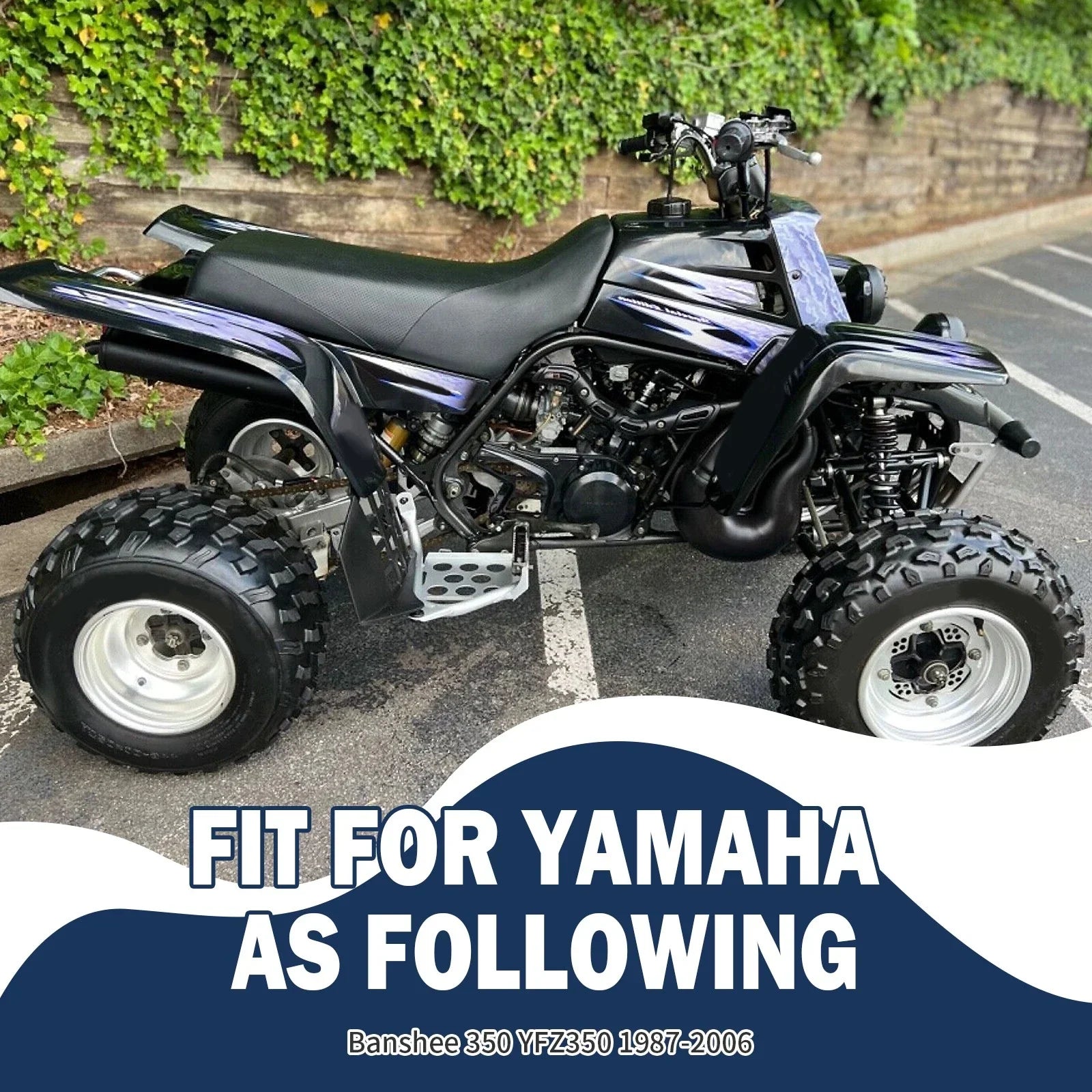 Airbox Lid Cover + Seal for Yamaha YFZ350 Banshee (1987–2006)