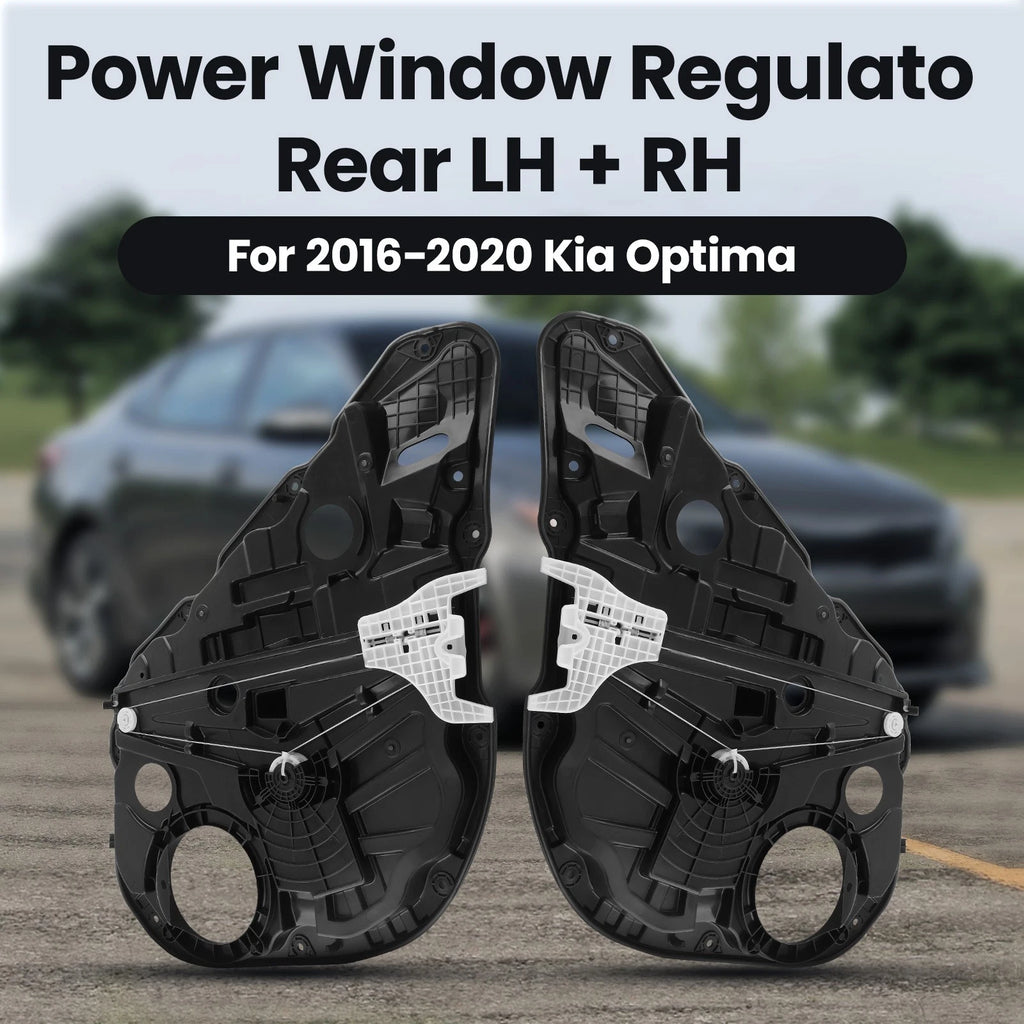 Rear LH & RH Pair Window Regulator for Kia Optima (2016–2020)
