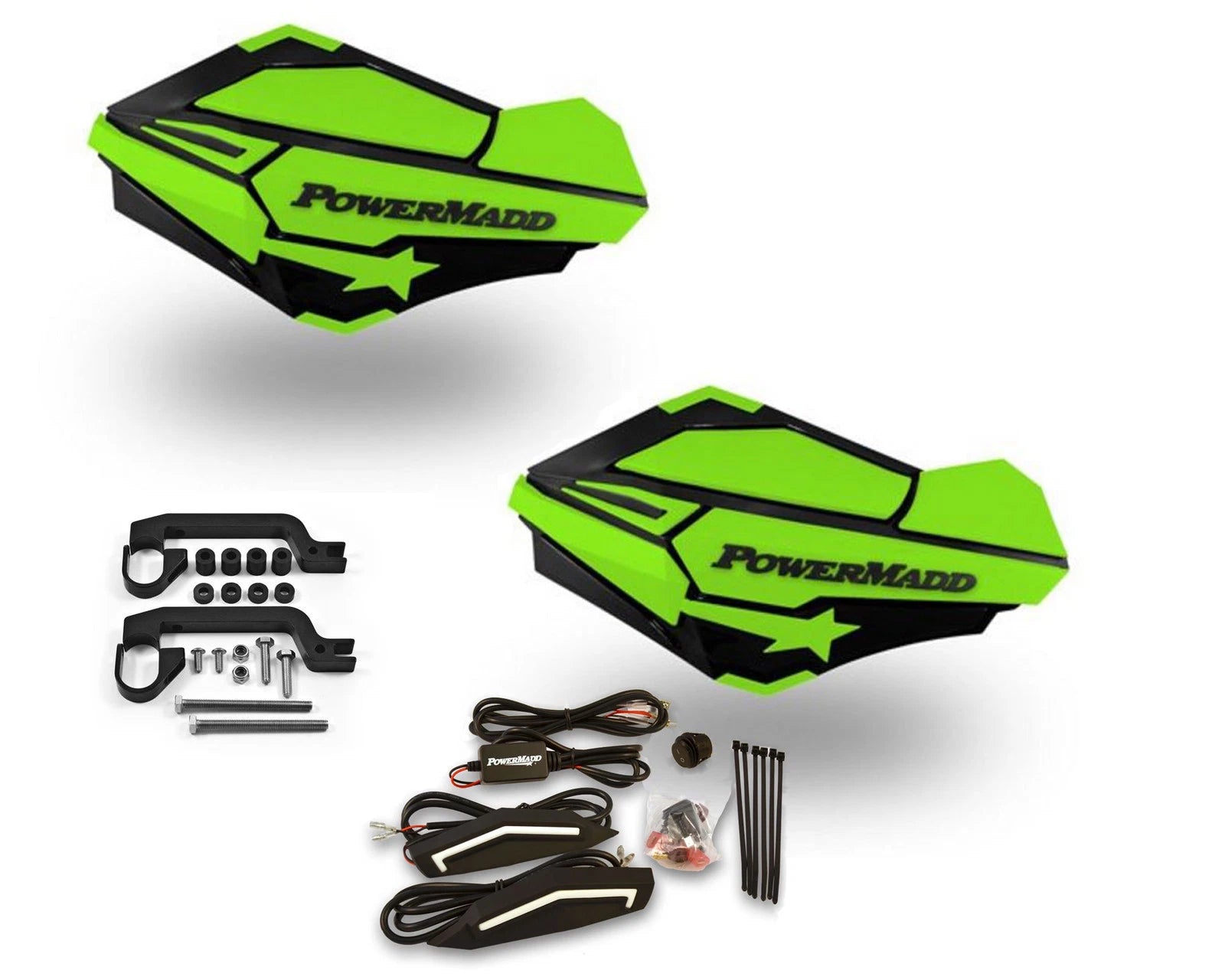 Powermadd Sentinel LED Handguards for All Sport ATVs (All Years)