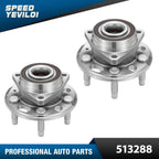 Front & Rear Wheel Bearing & Hub for Chevy Malibu Equinox Terrain (2010–2017)