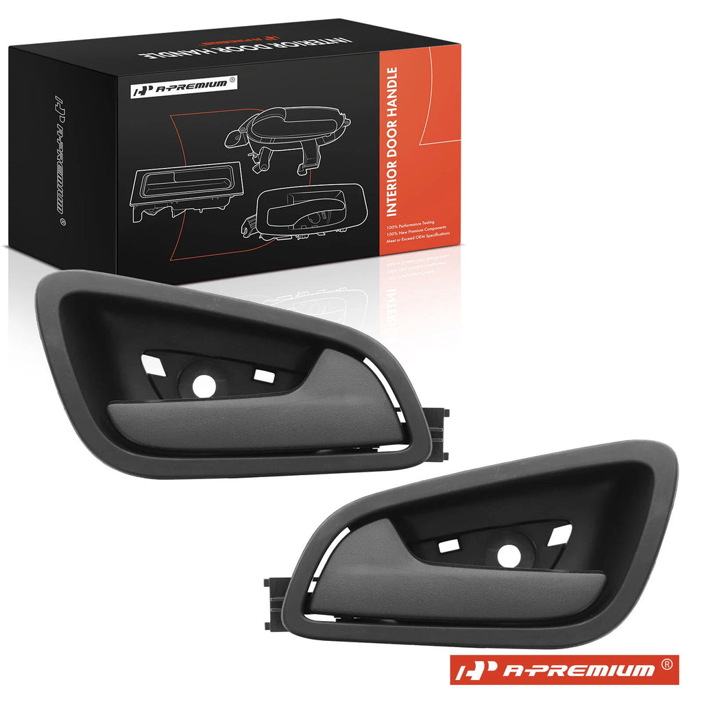 2X Rear Black Interior Door Handle for Ford Escape (2013–2019)