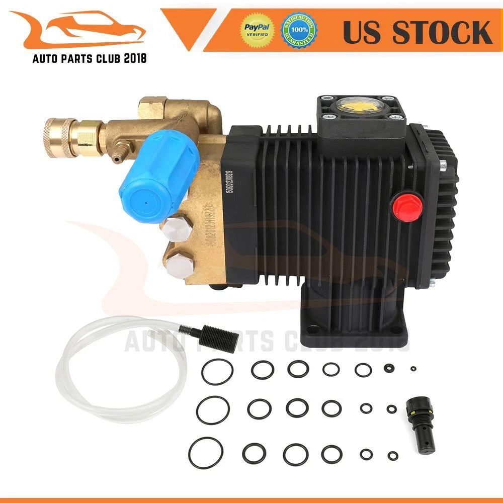 3/4" Shaft Pressure Washer Pump 3000 PSI 2.5 GPM 3400 RPM 3-0414