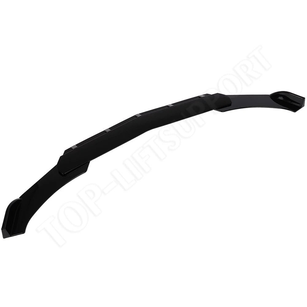 Glossy Black Front Bumper Lip Spoiler for Universal Fit