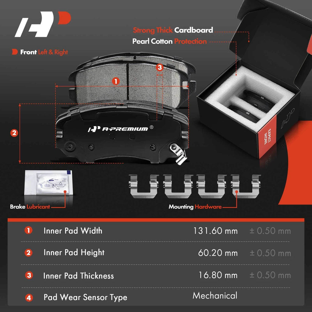 Drilled Rotors & Brake Pads Set for Hyundai Tucson