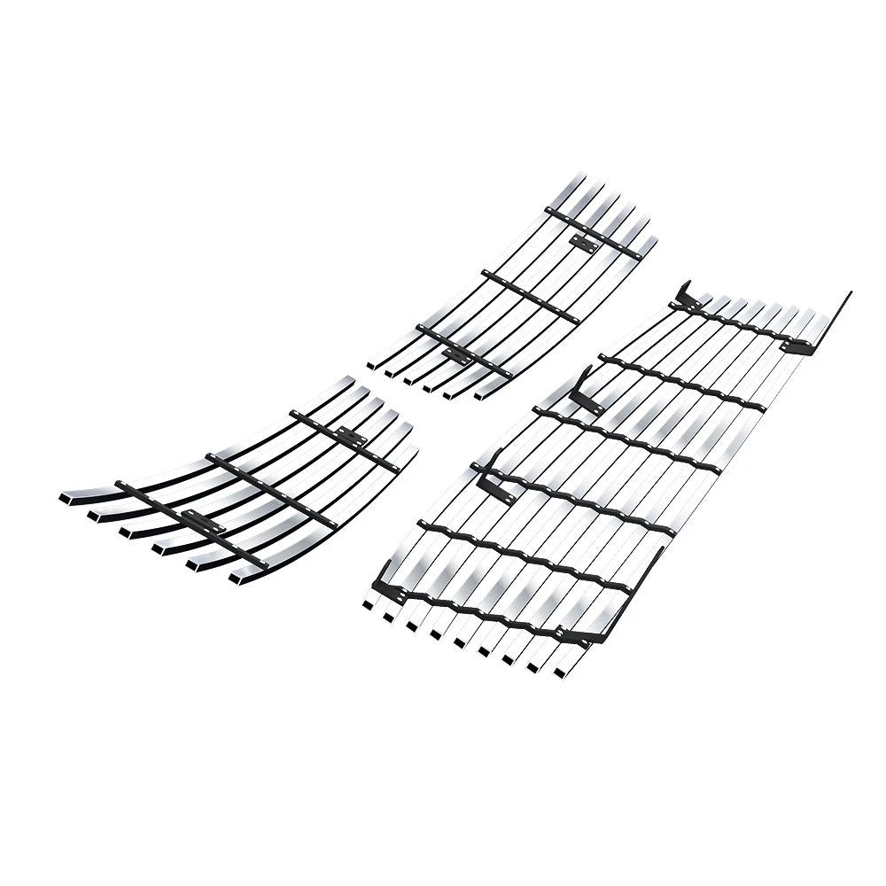 Stainless Silver Billet Grille Combo for Infiniti G35 (2005-2006)