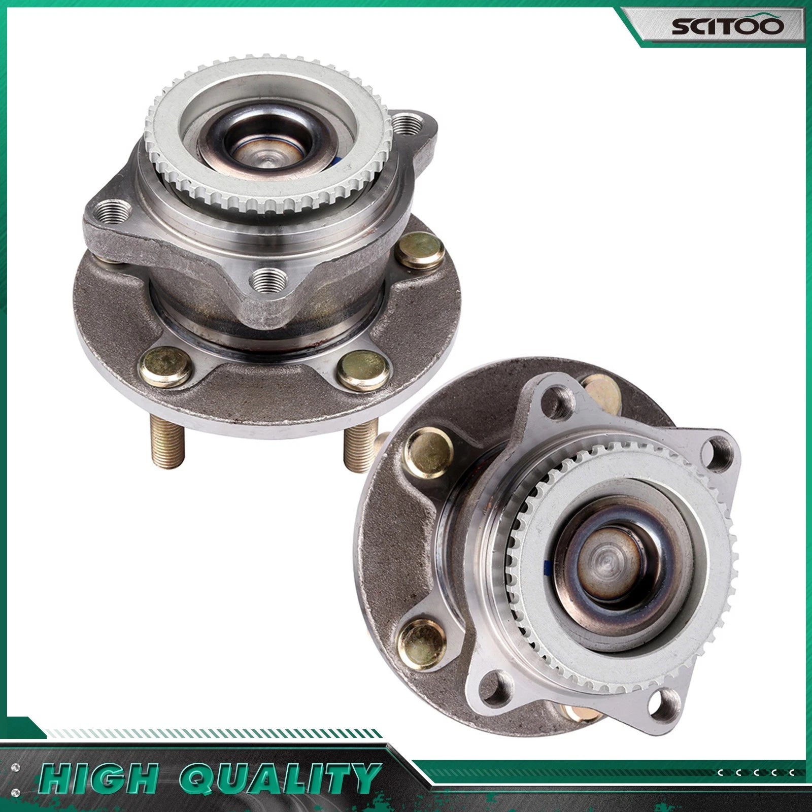 2X Rear Wheel Bearing for Mitsubishi Endeavor (2004–2008) FWD