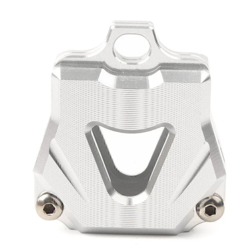Silver Motorcycle Key Shell Case Cover for Yamaha MT09 MT07 MT10 FZ07 FZ09 FJ-09 (2014-2023)