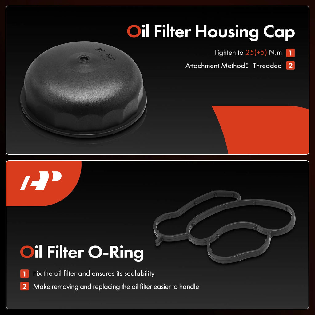 Engine Oil Filter Housing for BMW 1 Series, 3 Series (2006-2012)