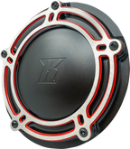 KODLIN USA Derby Cover for M8 Touring (K25409-RL) Black/Red