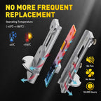 2X H3 6500K LED Fog Light Bulbs