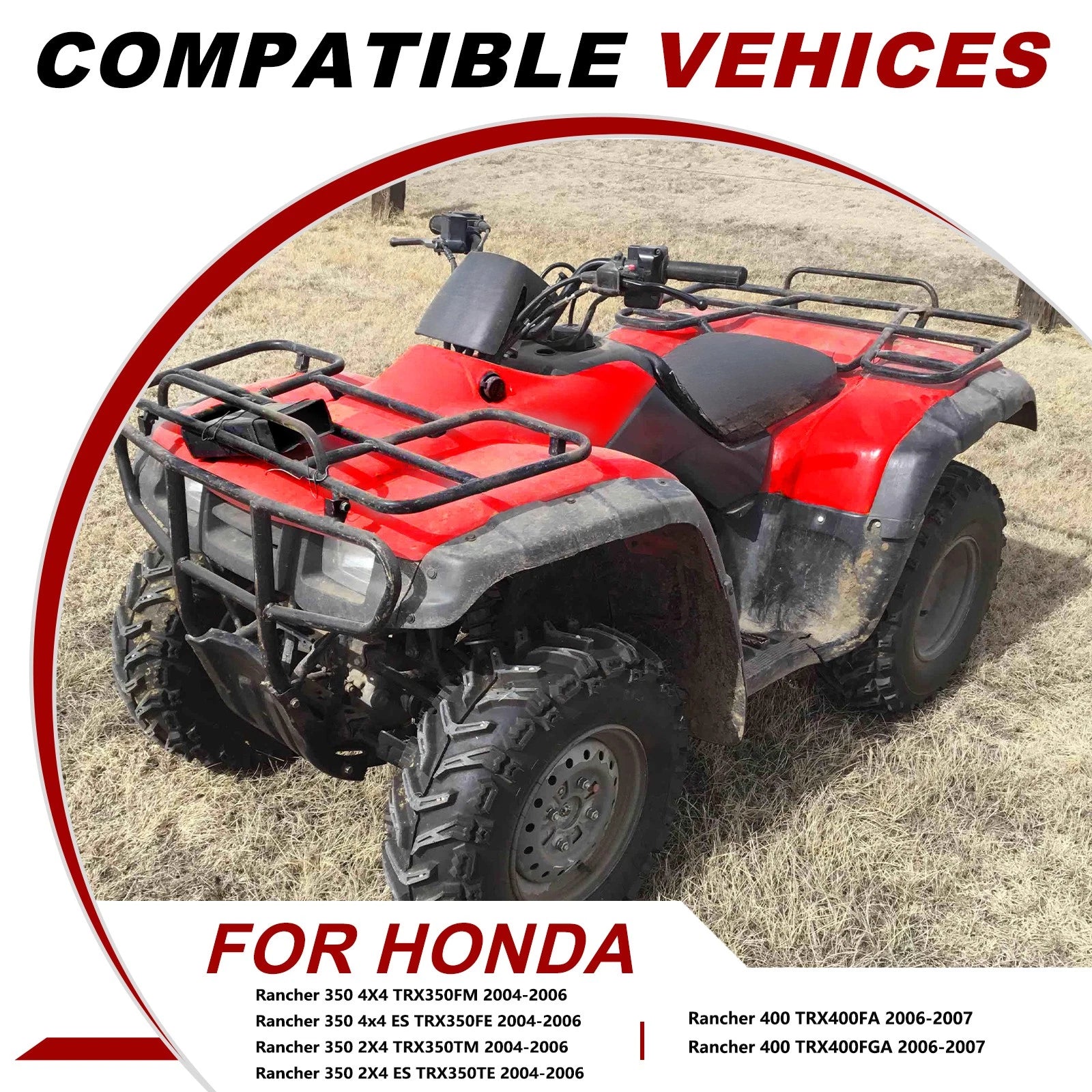 Handlebar 53100-HN7-900 for Honda Rancher 350 TRX350FE/FM/TE/TM (2004–2006)