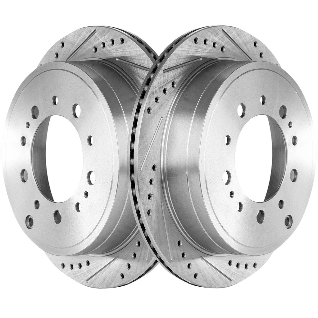 Rear Brake Disc Rotors for Toyota Sequoia Tundra Lexus LX570 Land Cruiser