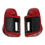 Lower Vented Fairings for Harley Davidson Touring Glide (2014–2024) Wicked Red