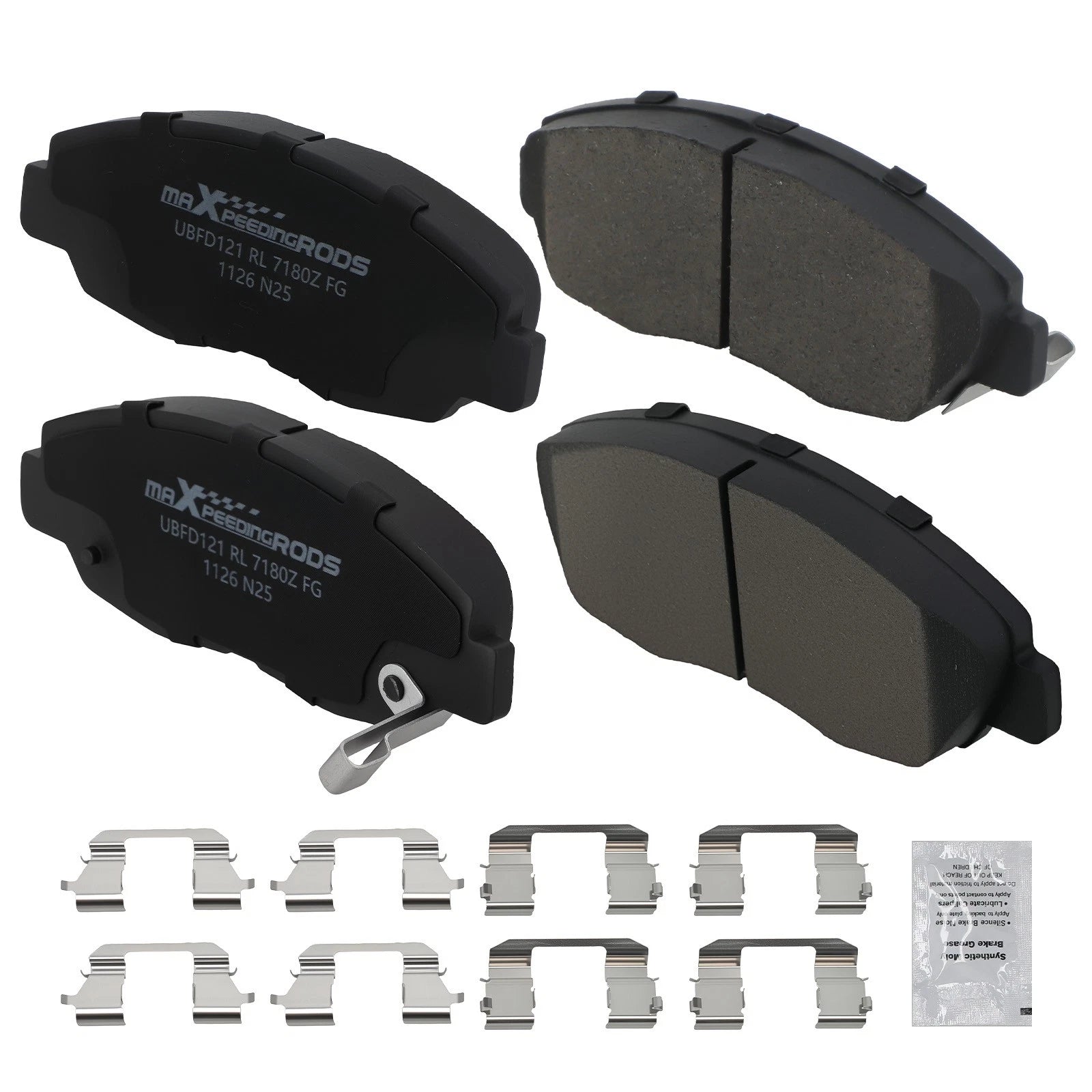 Front Ceramic Brake Pads Kit for Honda Civic/Insight (1996–2014) D465